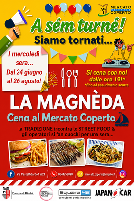 La Magn�da - Cena al Mercato Coperto 
Edizione 2026!